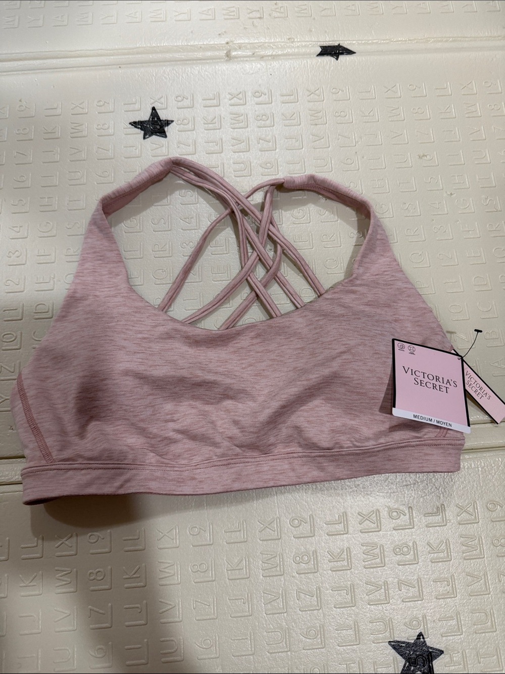 Victoria's Secret Light Pink Crisscross Sports Bra